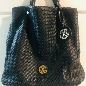 Christian Lacroix Woven Shoulder Tote!